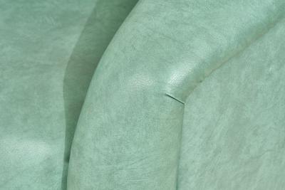1970s Seafoam Green Swivel Lounge Chairs