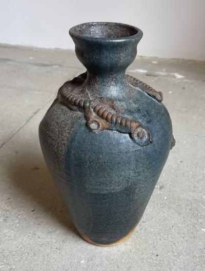 1970s Signed Studio Made Pottery Vase