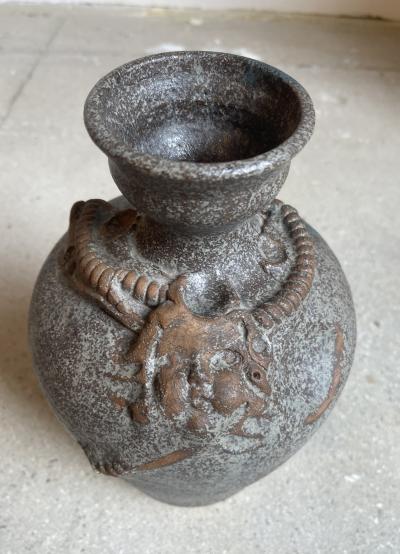 1970s Signed Studio Made Pottery Vase