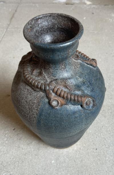 1970s Signed Studio Made Pottery Vase
