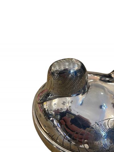 1970s Silver plated duck decorative box