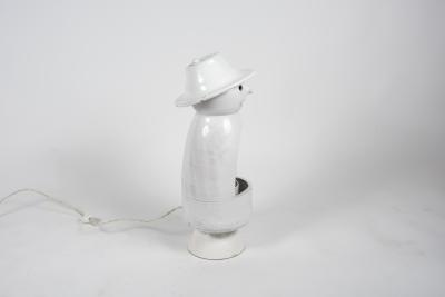 1970s Snowman Ceramic lamp