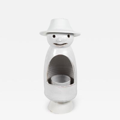 1970s Snowman Ceramic lamp