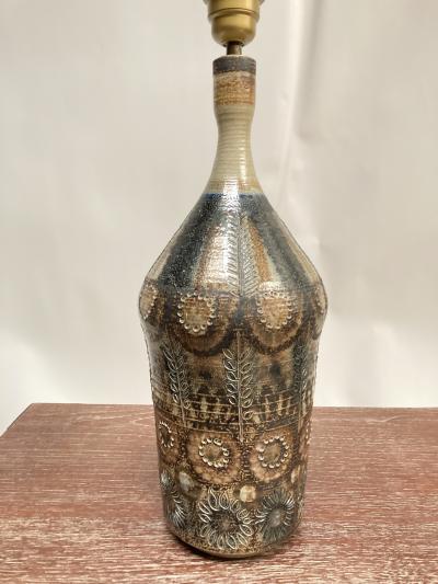 1970s Studio Pottery Ceramic lamp by Keraluc Quimper