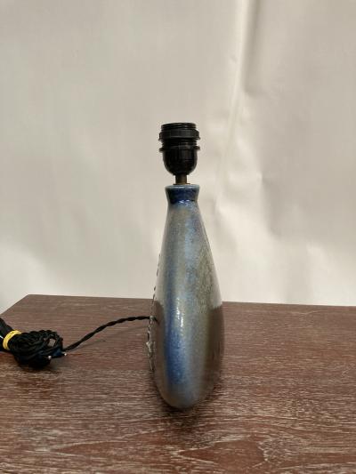 1970s Studio Pottery ceramic lamp signed D Prioton