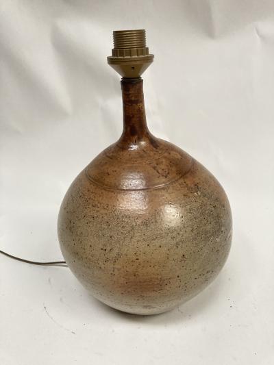 1970s Studio pottery ceramic lamp
