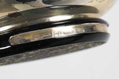 1970s sculptural Silver boxe with four women around a breast