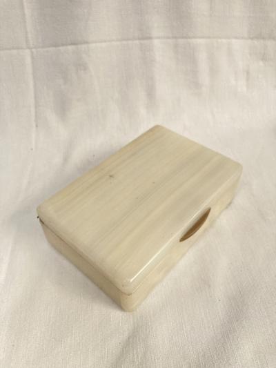 1970s white onyx boxe