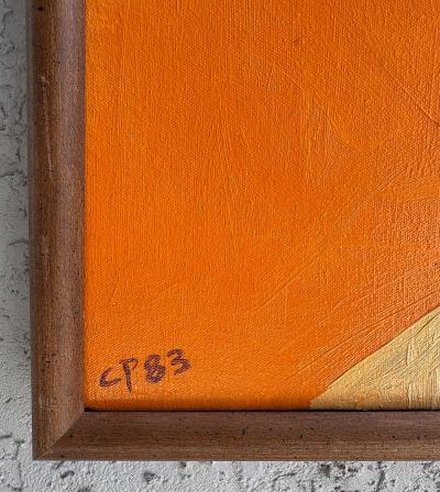 1980s Charles Parness Group of Four Abstract Self Portraits