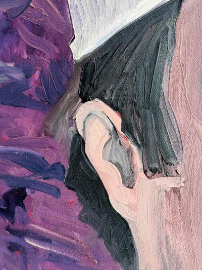 1980s Charles Parness Group of Four Abstract Self Portraits