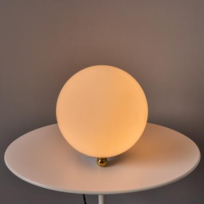 1980s Geometric Brass and Glass German Technolumen Table Lamp