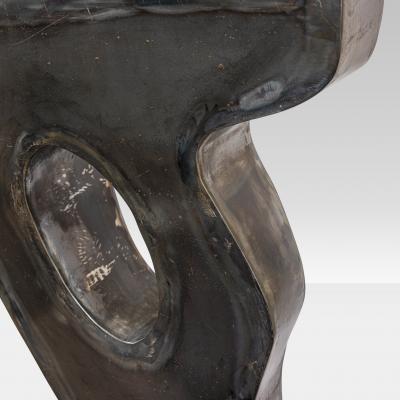 1980s Italian Brutalist Steel Sculpture