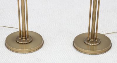 1980s Italian Torchiere Brass Floor Lamps