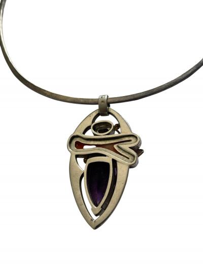 1980s One of a kind necklace signed Catuogno