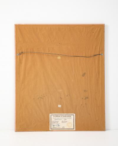 1980s Original serigraph numbered and signed by Yacov Agaam