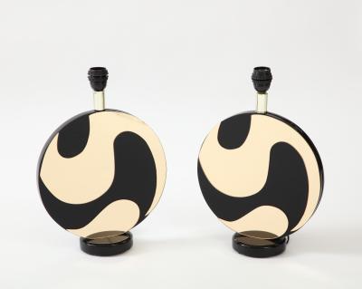 1980s acrylic table lamps by Vankeas