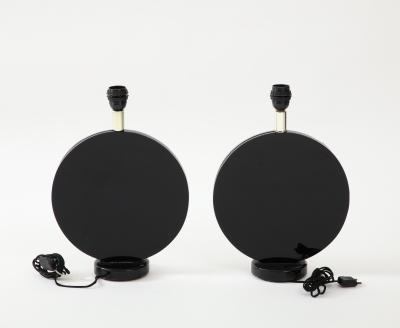 1980s acrylic table lamps by Vankeas