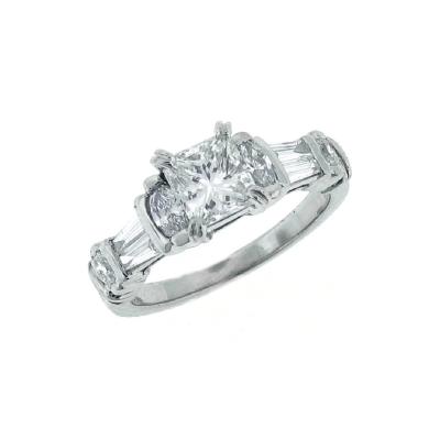 1990S PRINCESS CUT DIAMOND SOLITAIRE