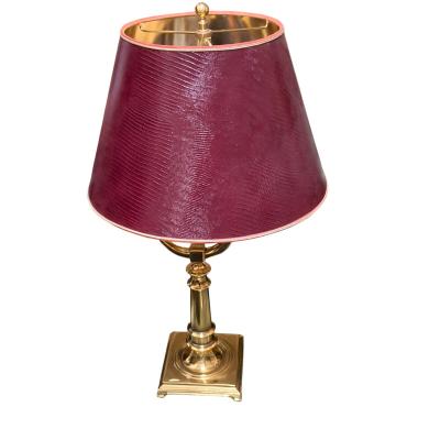 1990s Regency Style Cambridge Brass Table Lamp