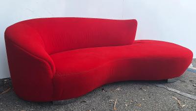 1990s Serpentine Cloud Sofa Original Fabric