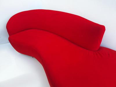 1990s Serpentine Cloud Sofa Original Fabric