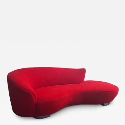 1990s Serpentine Cloud Sofa Original Fabric