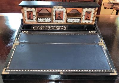 19C Anglo Ceylonese Lap Desk of Museum Quality