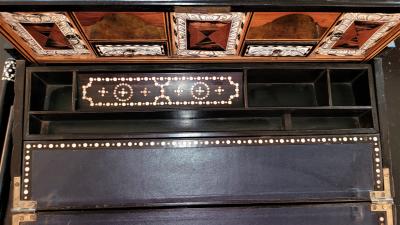 19C Anglo Ceylonese Lap Desk of Museum Quality