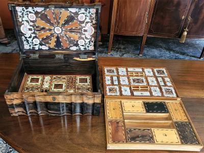 19C Anglo Ceylonese Sewing Box of Museum Quality