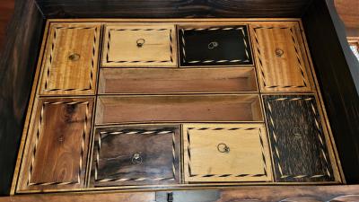 19C Anglo Ceylonese Sewing Box of Museum Quality