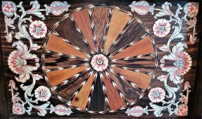 19C Anglo Ceylonese Sewing Box of Museum Quality