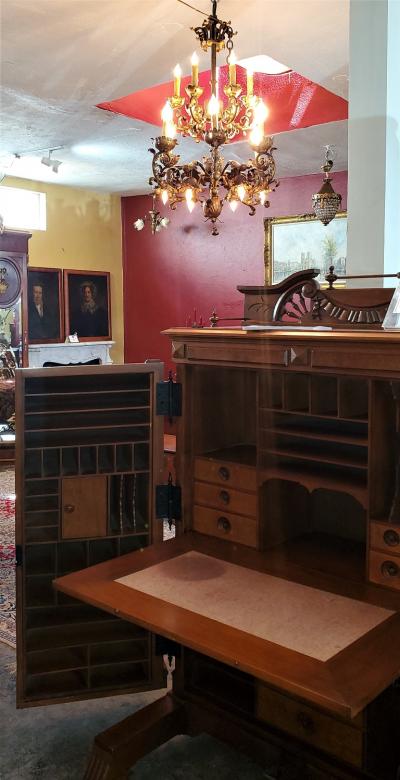 19C French Gilt Bronze 18 Branch Chandelier