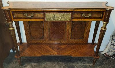 19C French Second Empire Style 2 Tier Console