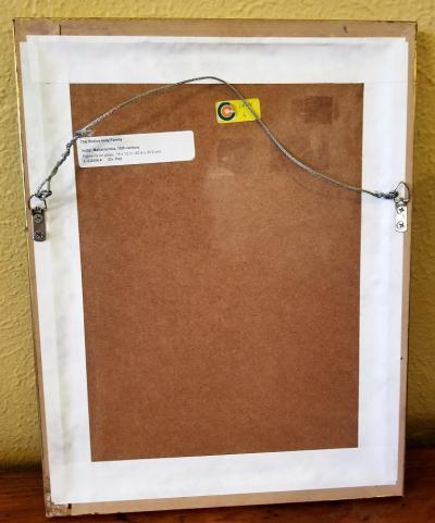 19C Reverse Glass Painting of Shiva Parvati and Ganesh from the Pal Collection