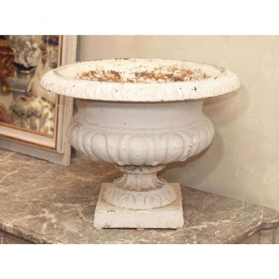 19TH C IRON JARDINERES PAIR