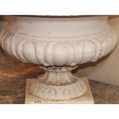 19TH C IRON JARDINERES PAIR