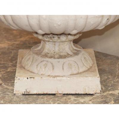 19TH C IRON JARDINERES PAIR