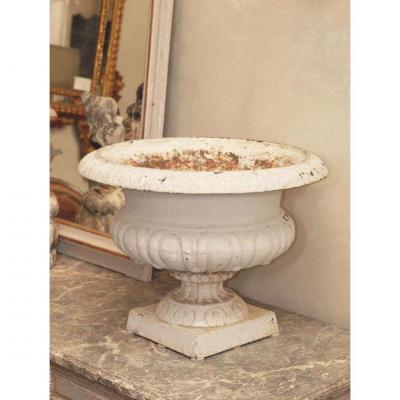 19TH C IRON JARDINERES PAIR