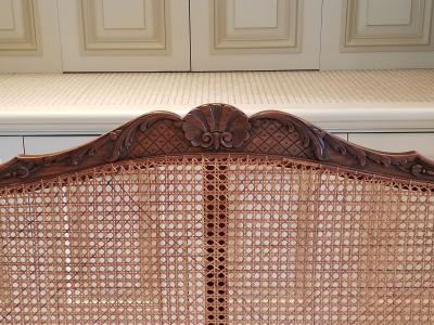 19TH C REGENCE CANED SETTEE