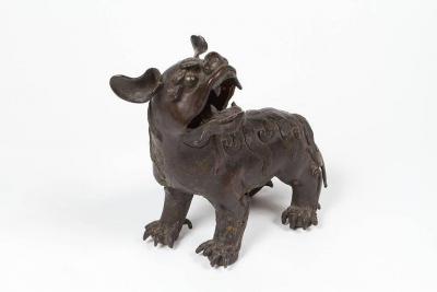 19TH CENTURY BRONZE CHINESE FOO DOG