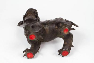 19TH CENTURY BRONZE CHINESE FOO DOG
