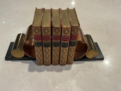 19TH CENTURY FIVE VOLUMES OF THACKERAYS WORKS