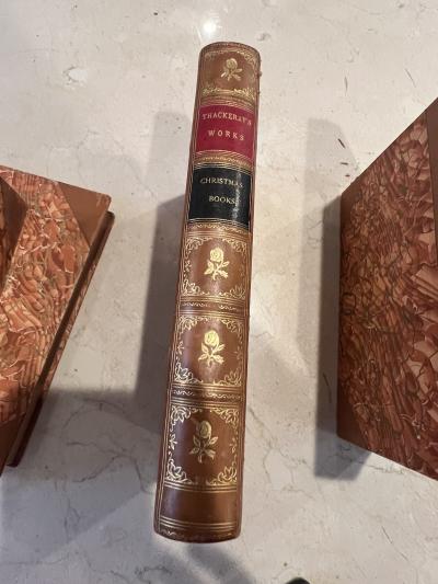 19TH CENTURY FIVE VOLUMES OF THACKERAYS WORKS