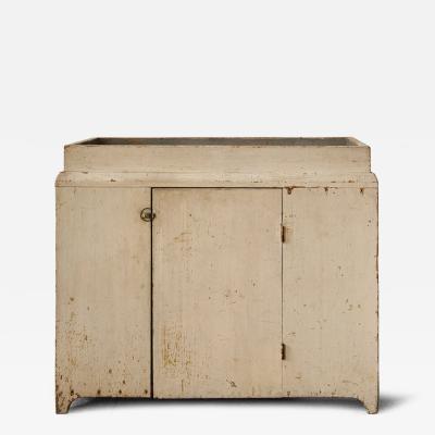 19TH CENTURY PAINTED DRY SINK