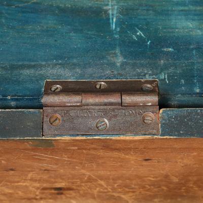 19TH CENTURY PAINTED SEA CHEST