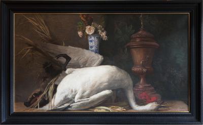 19TH CENTURY STILL LIFE OF A SWAN