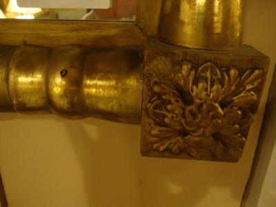 19th 20th Century Federal Style Crest Mirror