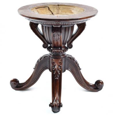 19th C Brazilian Jacaranda Round Table