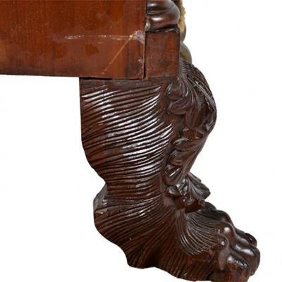 19th C Empire Chest of Drawers Cuban Mahogany Philadelphia