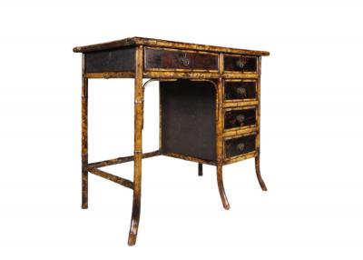 19th C English Bamboo Desk